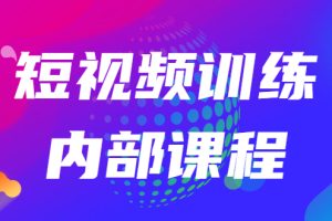 短视频训练内部课程:如何利用抖音赚钱(价 值6999元)