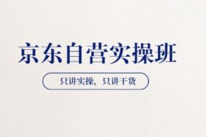 【京东自营实操班】只讲实操，只讲干货（28小时课程-共2期）价值4980