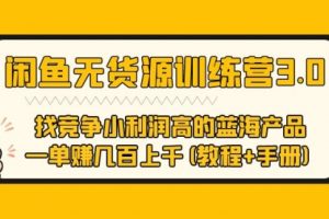 竞争小利润高的蓝海项目，一单赚几百上千(教程+手册)