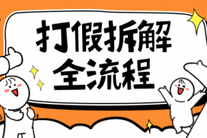 7年经验打假拆解解密整个项目 全流程（仅揭秘）