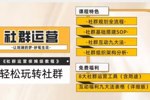 【社群运营】保姆式教程：九大互动法，八款社群运营工具助你轻松玩转社群【揭秘】